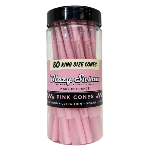 50 King Size Pink Cones Blazy Susan