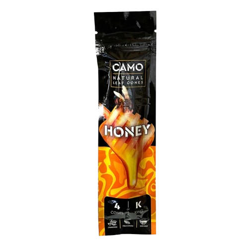 Honey Camo Natural Leaf Cones