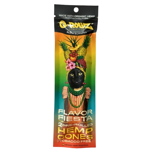 Flavor Fiesta Hemp Cones 2pz G-Rollz