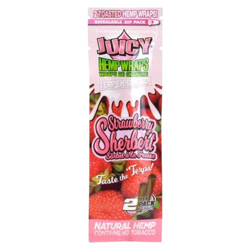 Strawberry Sherbert Juicy Hemp Wraps