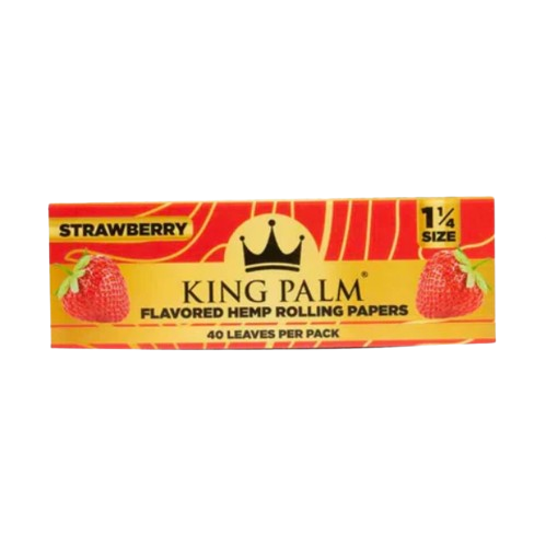 Strawberry King Palm Flavored Hemp Rolling Papers