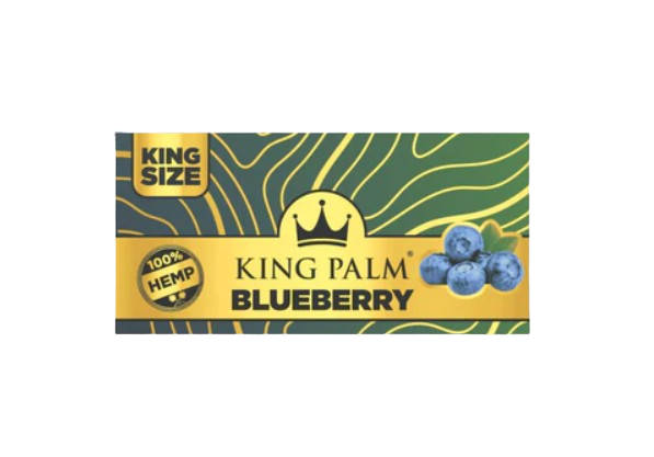 Blueberry King Palm Flavored Hemp Rolling Papers