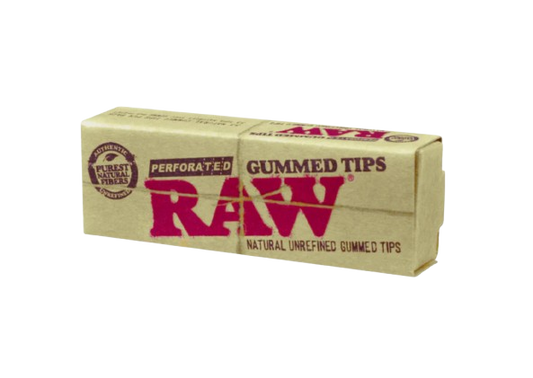 Perforated Gummed Tips RAW