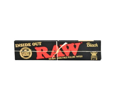 RAW Black Inside Out King Size Slim Classic